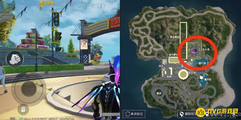 《和平精英》特训岛卡进擂台攻略