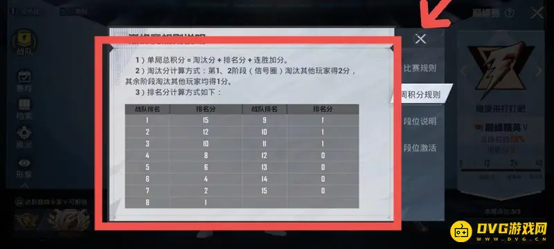 《和平精英》巅峰赛积分规则解析