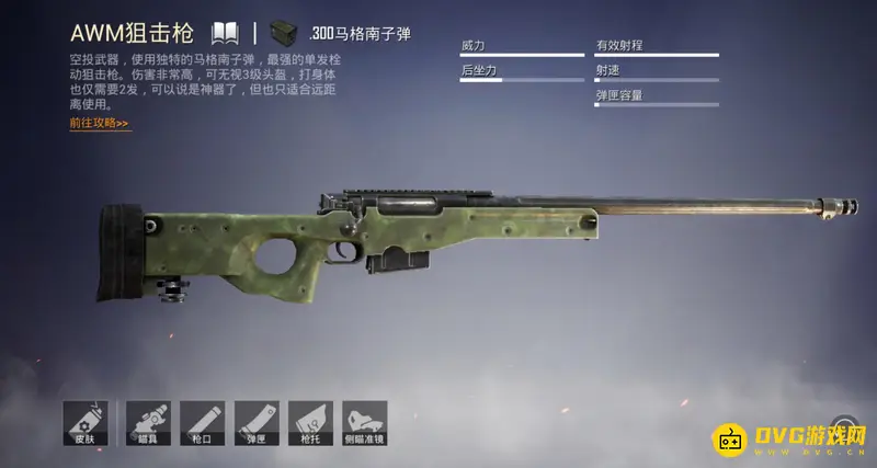 《和平精英》狙击枪性能解析