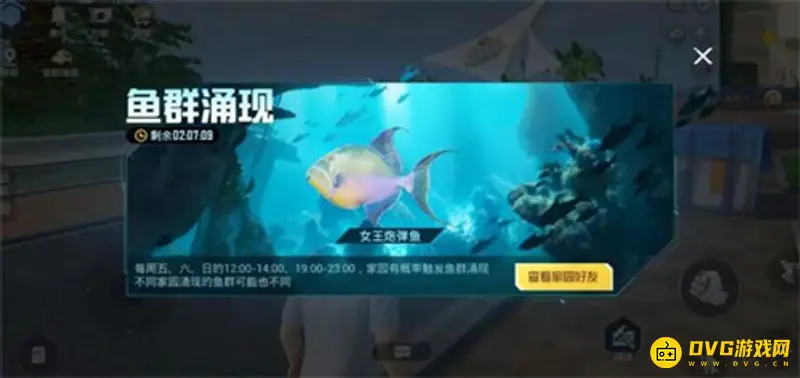 《和平精英》鱼群涌现怎么玩-家园钓鱼技巧指南