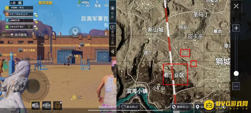 《和平精英》ss19沙漠地图苟分点详解