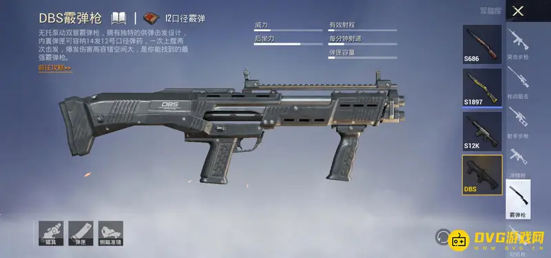 《和平精英》手游武器排行