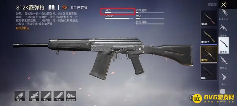 《和平精英》dbs与s12k伤害对比