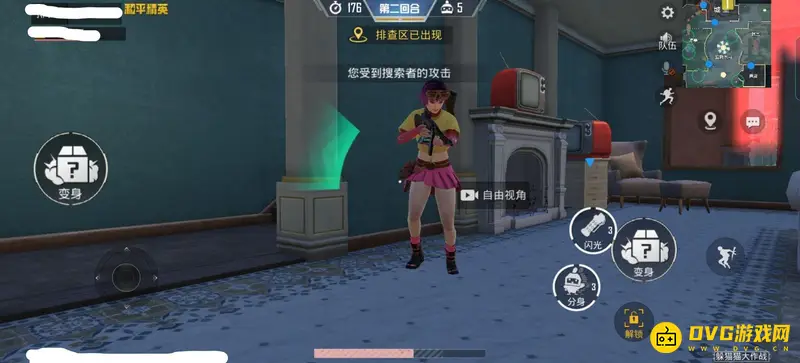 《和平精英》躲猫猫锁定键位置详解