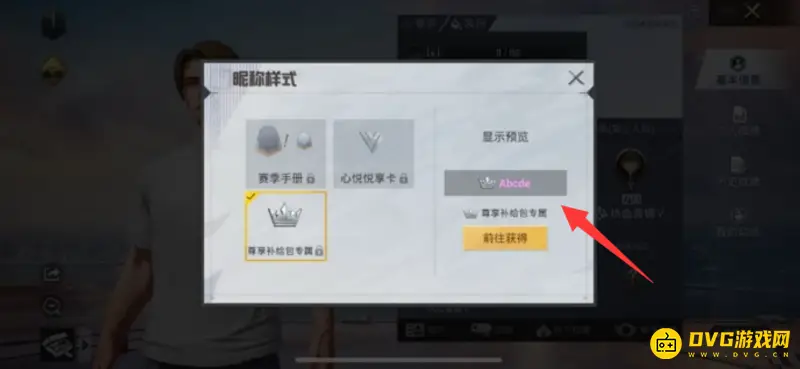 《和平精英》粉色名字获取攻略