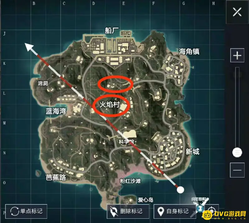 《和平精英》度假岛人机分布
