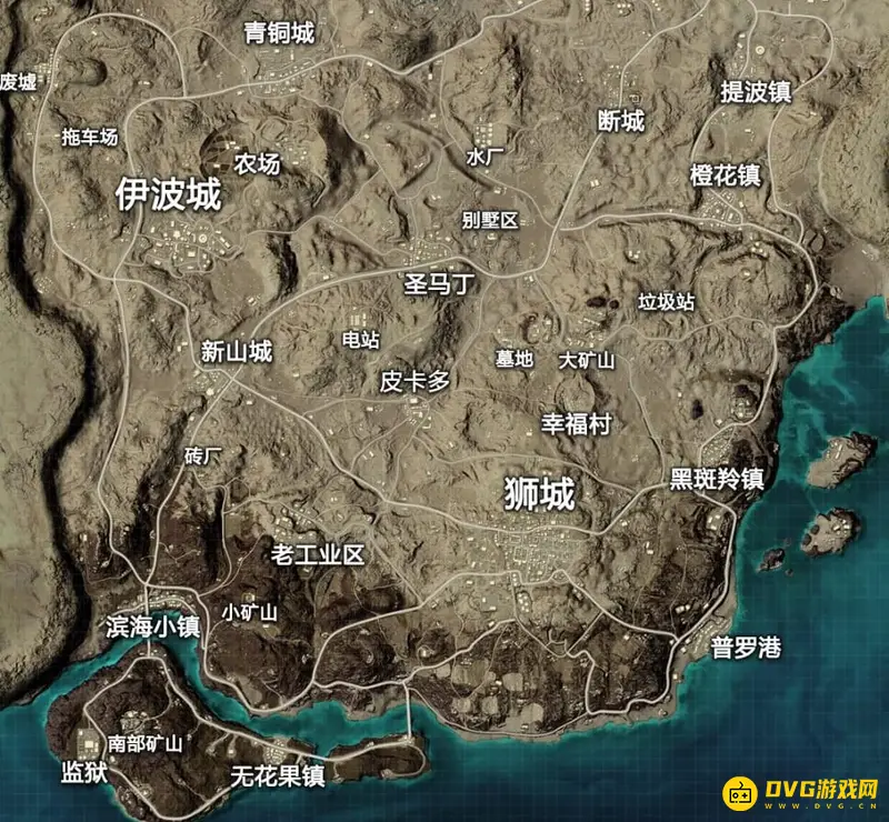 《和平精英》苟分地图推荐