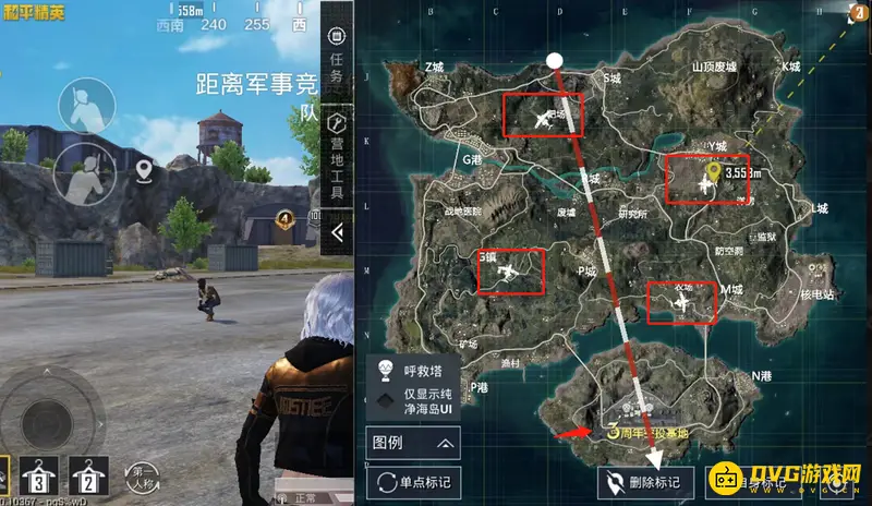 《和平精英》飞机出现地点详解