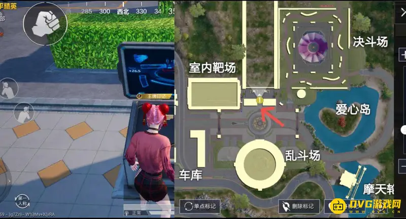 《和平精英》特训岛爆炸弓位置详解