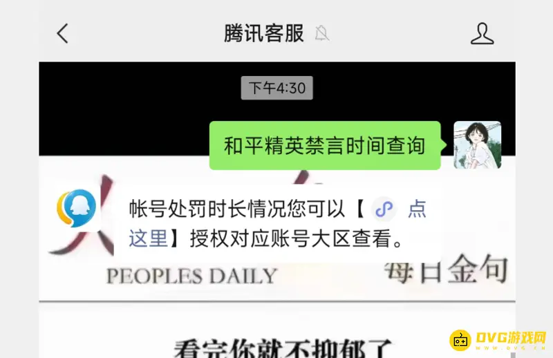 《和平精英》语音禁言查询