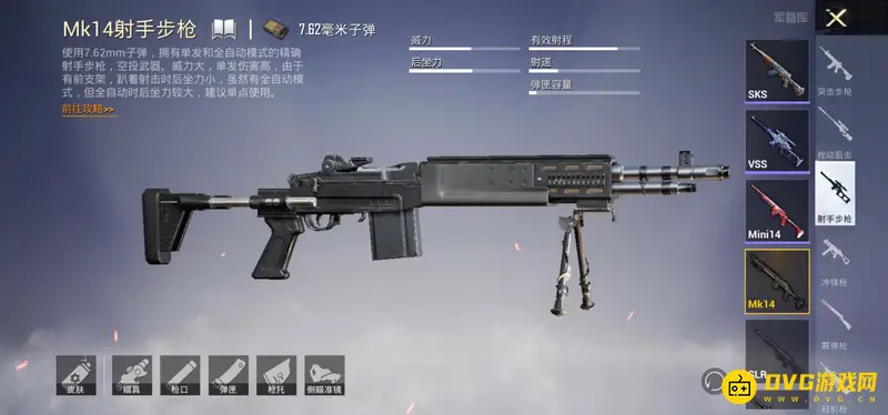 《和平精英》伤害最高武器排行