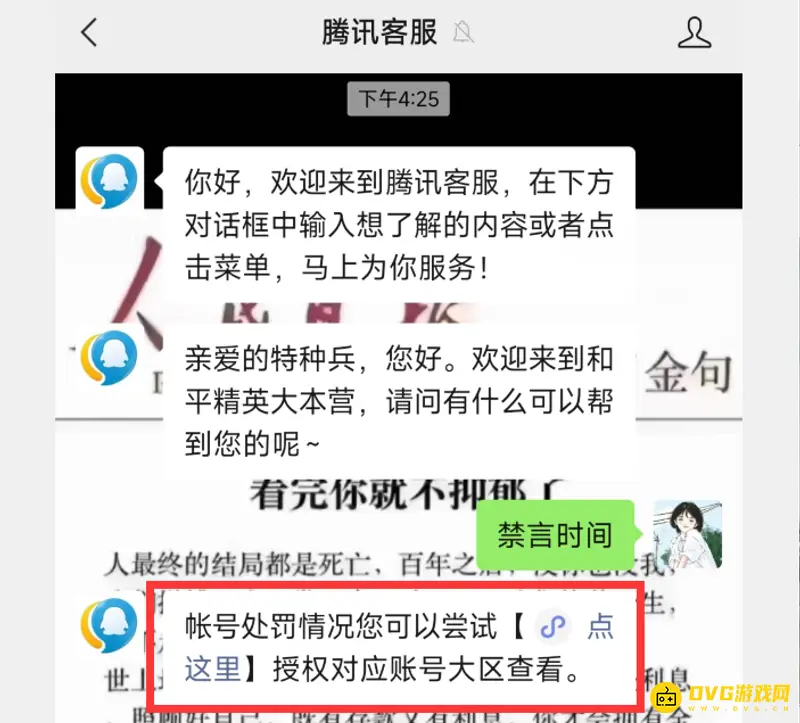 《和平精英》语音禁言查询