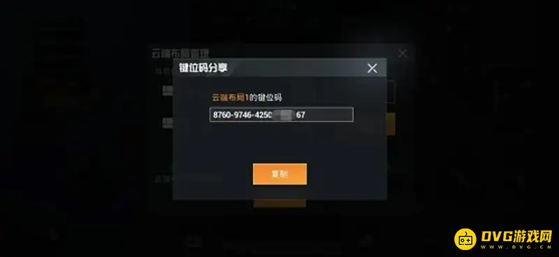 《和平精英》键位码使用与分享详解