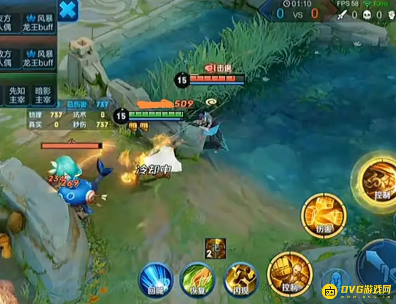 《王者荣耀》达摩卡双大技巧详解