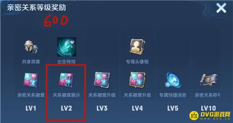 《王者荣耀》亲密度恋人关系及图标显示详解