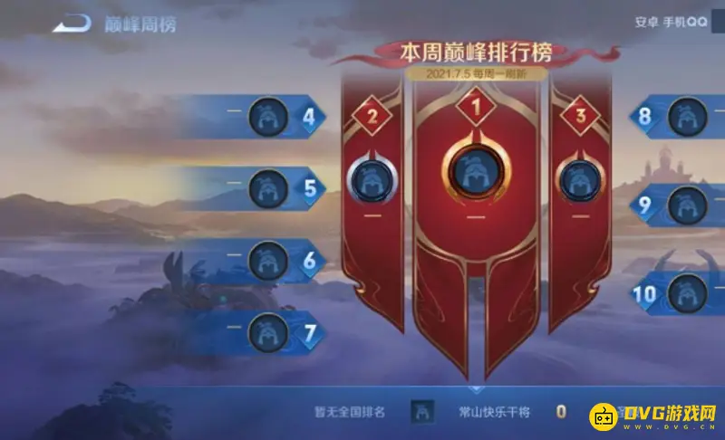 《王者荣耀》巅峰挑战赛战力发放规则详解