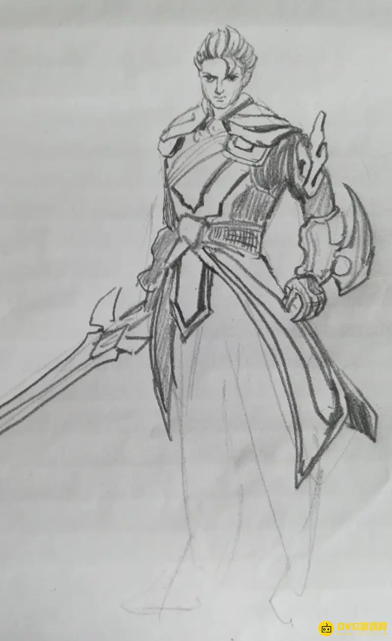 《王者荣耀》凯的绘画步骤详解