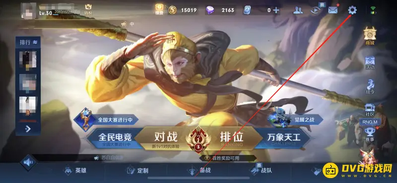 《王者荣耀》贵族标识不显示设置方法