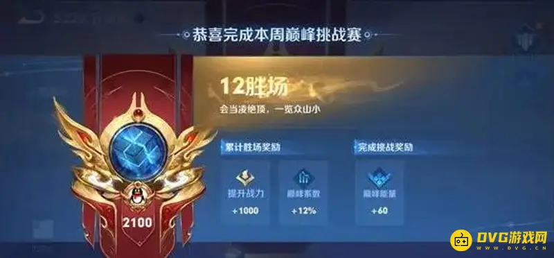 《王者荣耀》巅峰2100水平解析