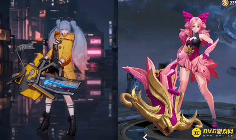 《王者荣耀》蔷薇恋人与时之恋人对比