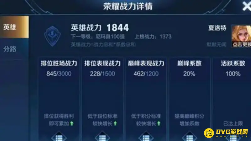 《王者荣耀》巅峰系数提升攻略