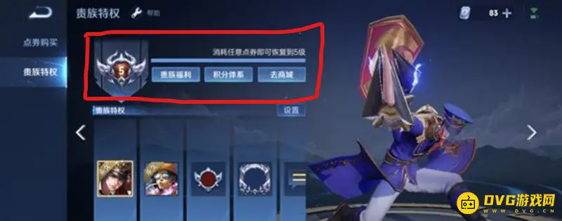 《王者荣耀》VIP等级查看方法