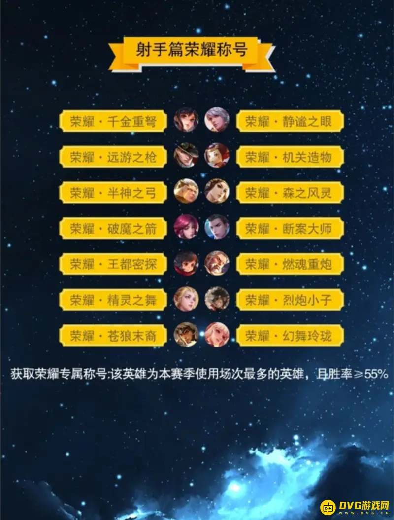 《王者荣耀》S29赛季荣耀称号全览