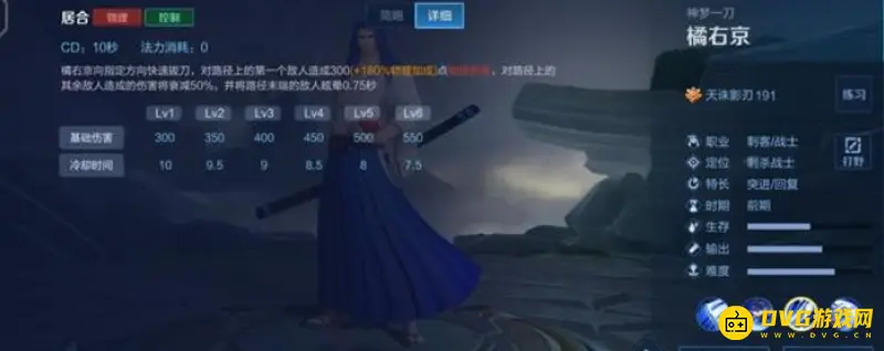 《王者荣耀》橘右京技能详解