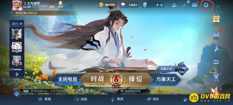 《王者荣耀》贵族标志关闭方法