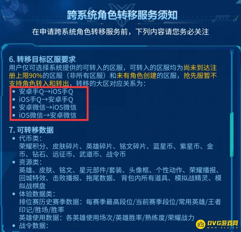 《王者荣耀》微信区转QQ区说明