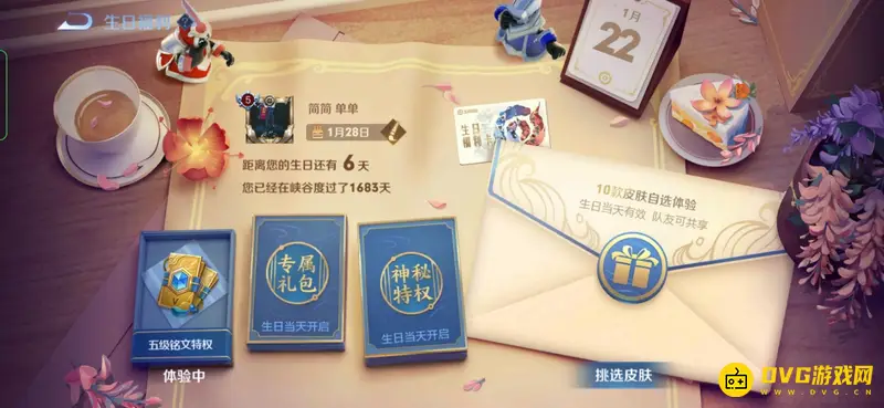 《王者荣耀》生日福利皮肤使用限制解析