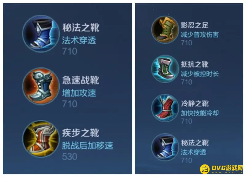 《王者荣耀》装备价格一览