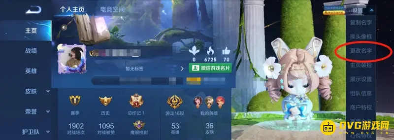 《王者荣耀》名字改成空白方法详解