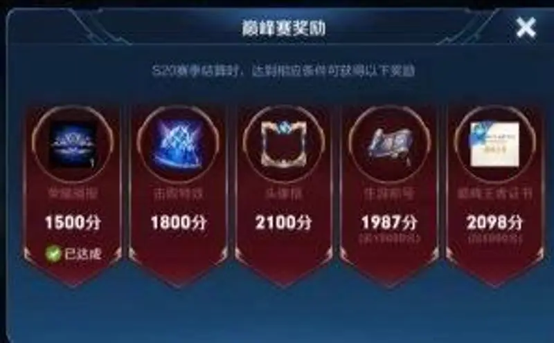 《王者荣耀》巅峰王者证书介绍