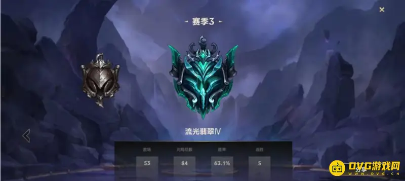 《王者荣耀》段位解析-流光翡翠对应英雄联盟段位