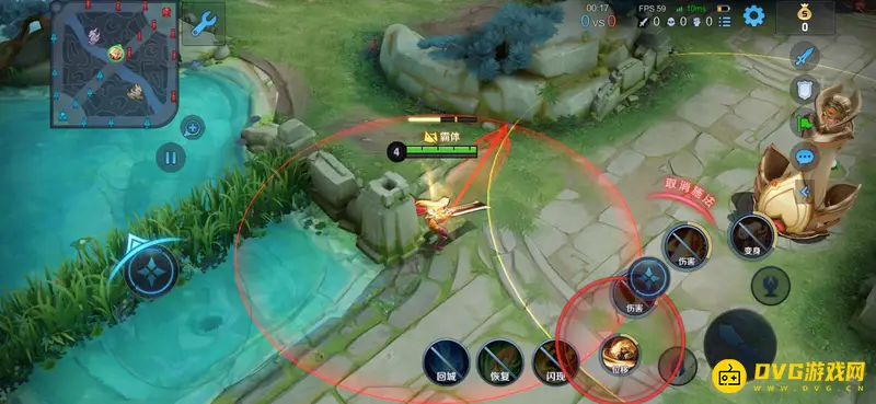 《王者荣耀》李信塔外点塔技巧详解