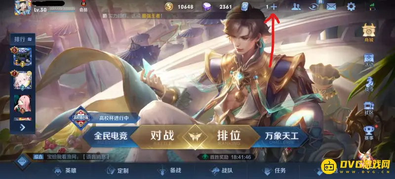 《王者荣耀》VIP等级查看方法