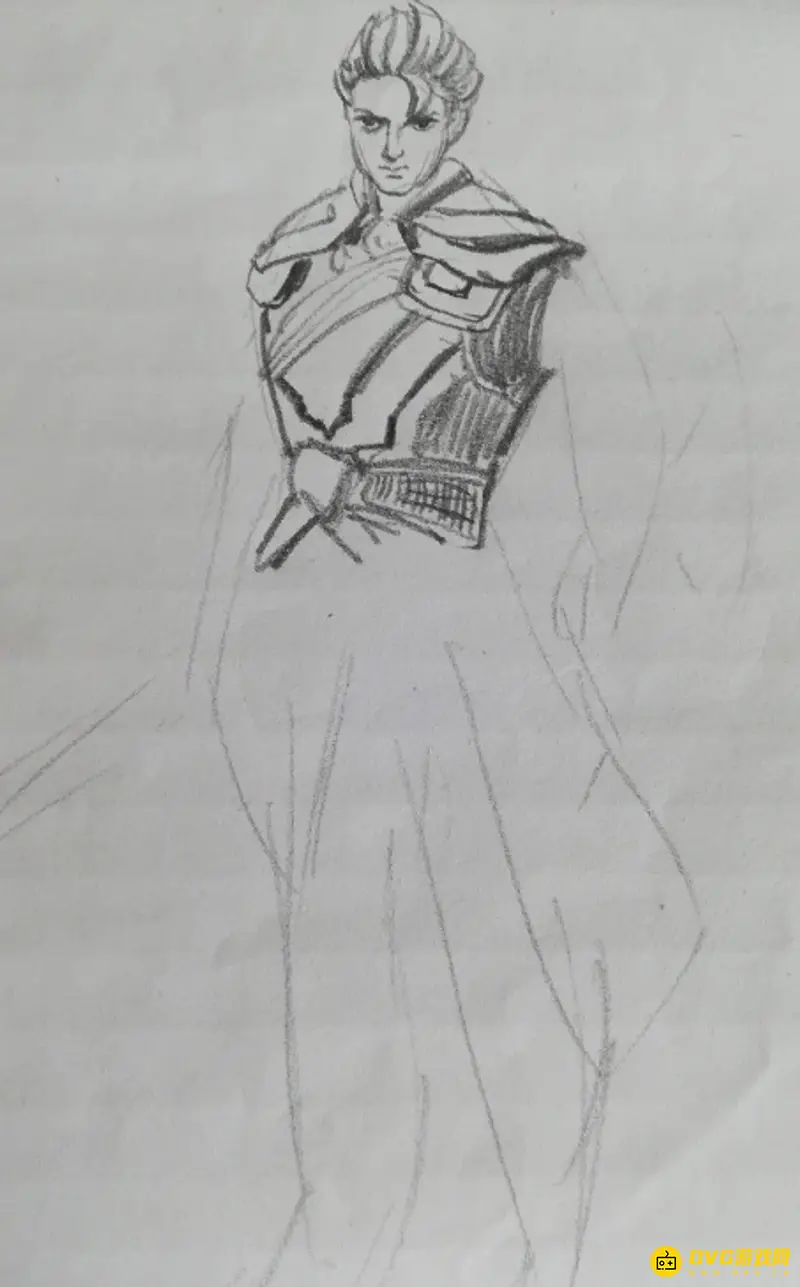 《王者荣耀》凯的绘画步骤详解