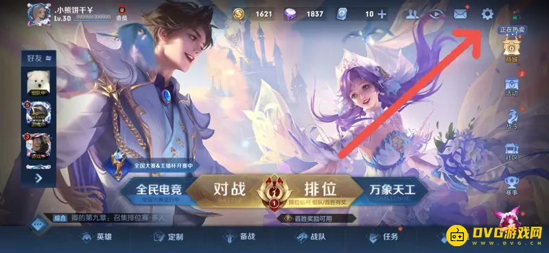 《王者荣耀》贵族显示开启方法详解