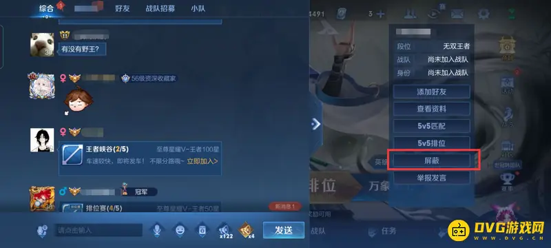 《王者荣耀》s29屏蔽功能详解