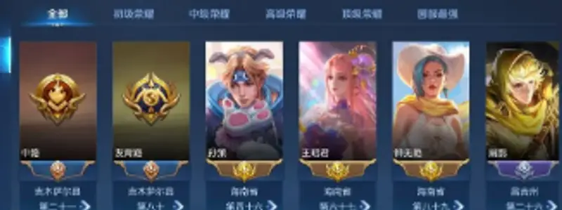 《王者荣耀》金标含义解析-荣耀战力与排名说明