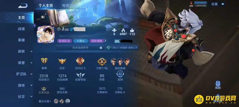 《王者荣耀》账号查看方法详解