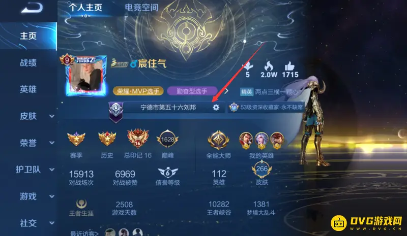 《王者荣耀》100强标志显示方法详解