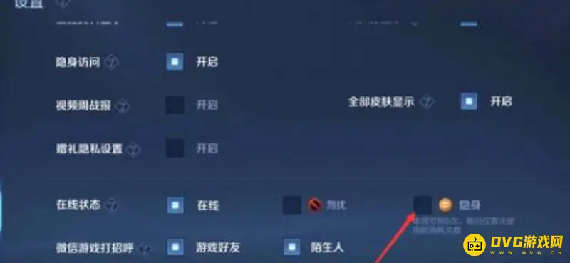 《王者荣耀》隐身功能开启指南