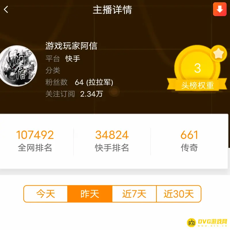 《王者荣耀》阿信直播间介绍