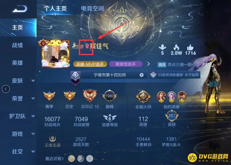 《王者荣耀》显示男女设置方法详解