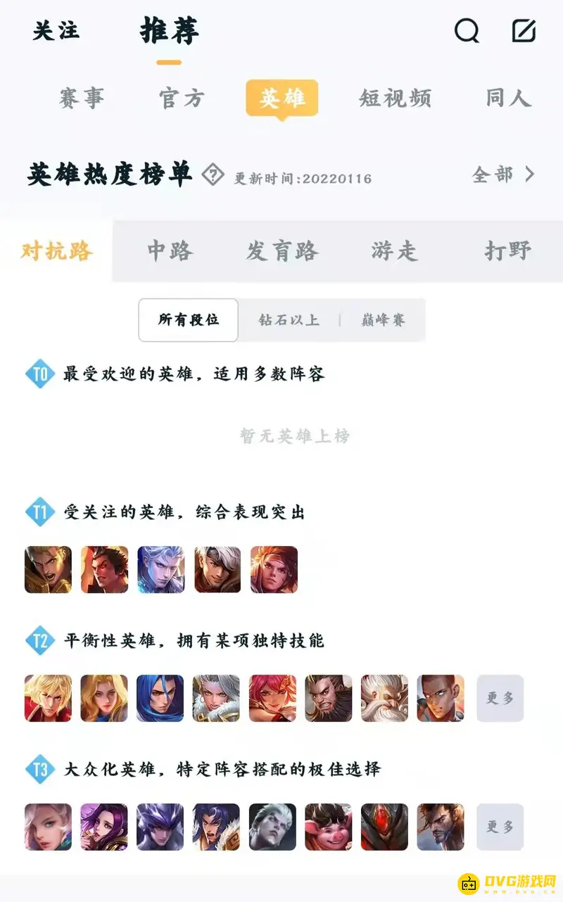 《王者荣耀》s26英雄梯度排行