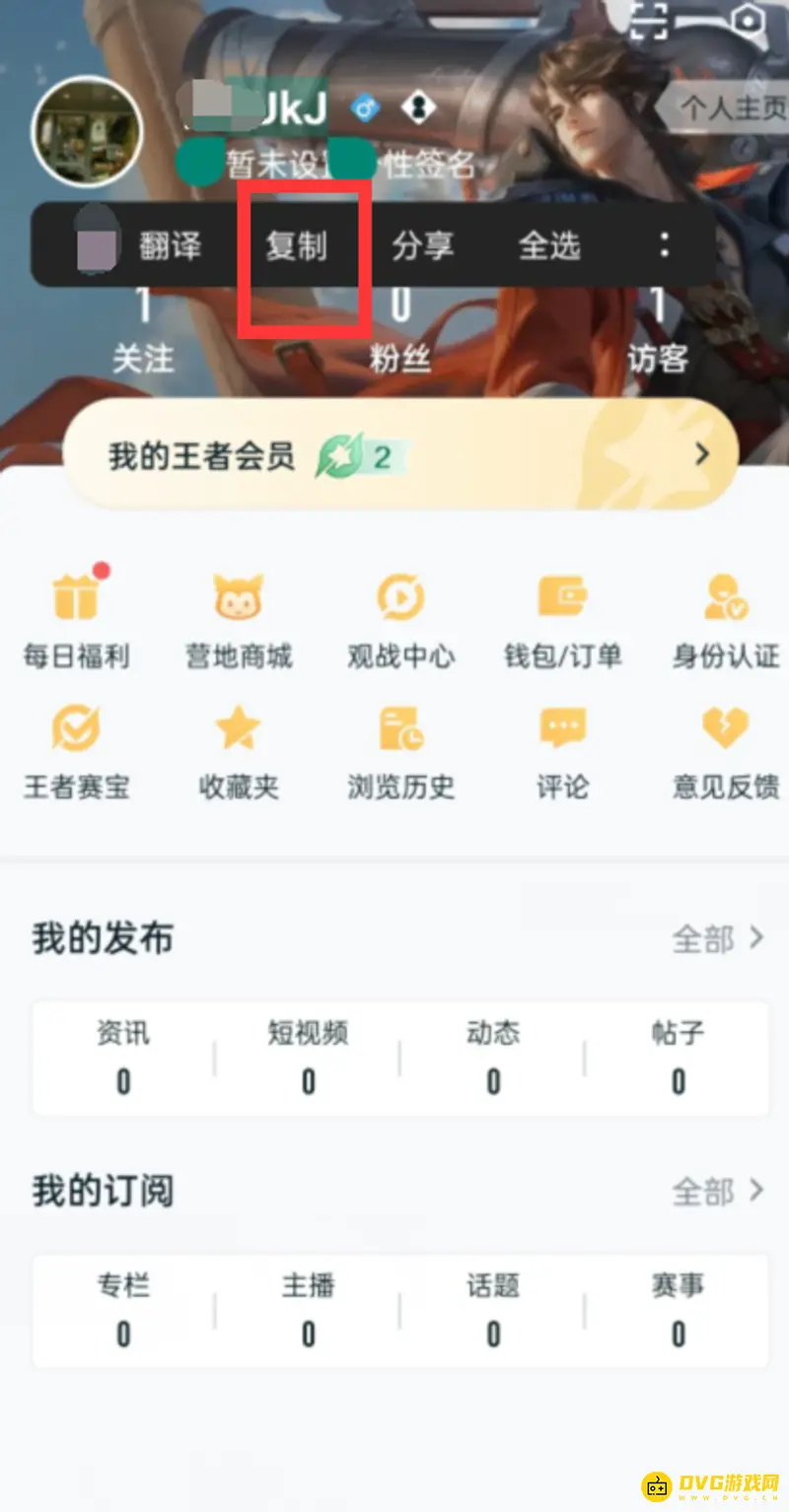 《王者荣耀》名字复制技巧