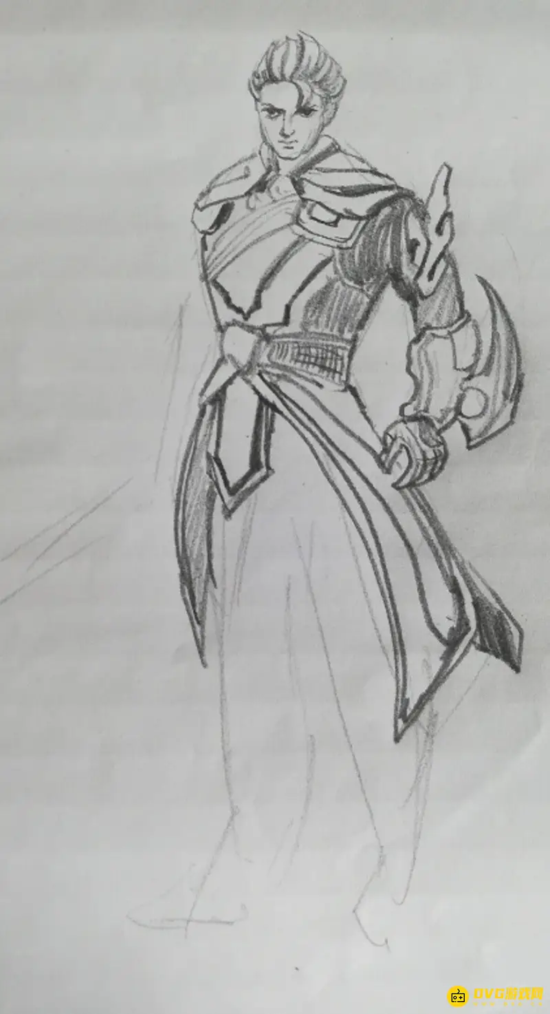 《王者荣耀》凯的绘画步骤详解