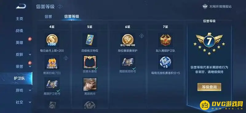 《王者荣耀》信誉等级提升攻略-如何升到七级信誉